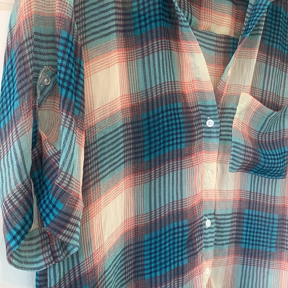 Plaid button down - Picture 3 of 3